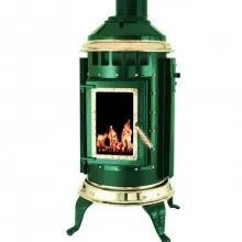 Parlour™ Direct Vent Gas Stove Green