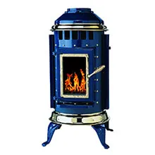 Thelin Parlour&trade; Wood Stove Cobalt Blue