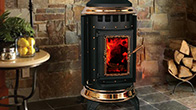 Parlour T-4000 - Metallic Black, Gold Trim